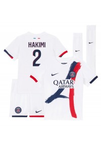 Fotbalové Dres Paris Saint-Germain Achraf Hakimi #2 Dětské Venkovní Oblečení 2024-25 Krátký Rukáv (+ trenýrky)